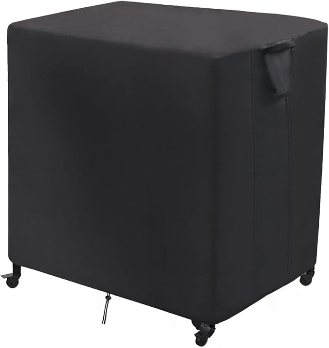 Outdoor Prep Cart Cover for Nuuk 20" x 30" Pizza Oven Table,Patio Grill Table Covers for Movable Dining Cart Table,Waterproof Outdoor Cart Covers - 34 X 22 X 32 Inch