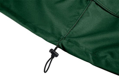 Eevelle Meridian Patio Oval Table Cover with Marine Grade Fabric - Waterproof Outdoor Table Cover - Furniture Set Covers for Dining Table - Easy to Install - (25" H x 72" L x 42" W, Hunter Green)
