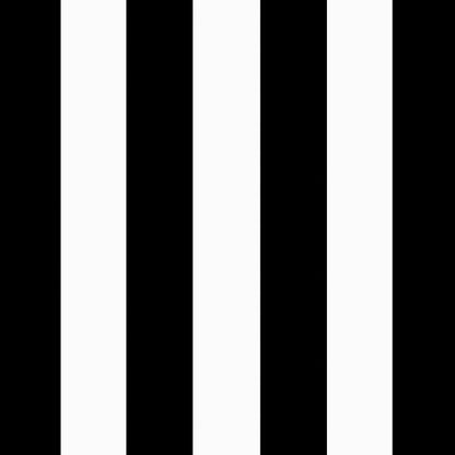 Arden Indoor/Outdoor Seat Or Rocking Chair Cushion, 19 x 18, Water Repellent, Rain Proof, Fade Resistant Cushion for Rocking Or Dining Chairs Black Cabana Stripe