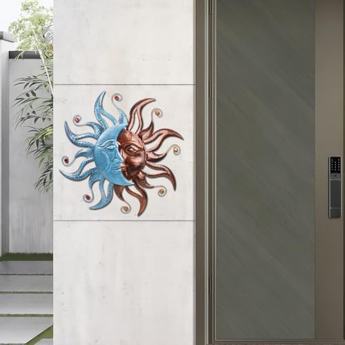 VEWOGARDEN 30" Large Outdoor Metal Wall Art+27.6" Large Outdoor Wall Art for Living Room Bedroom Kitchen Farmhouse Patio Decorations