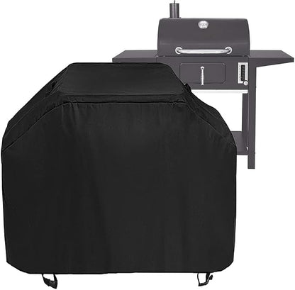 Waterproof Griddle Cover, Dustproof BBQ Grill Cover Compatible with Royal Goumet CD1824AX 24 inch Charcoal Grill,Barbecue Grill Covers for Smoker Grill,52" x 25" x 48"