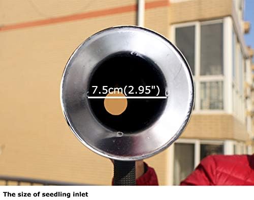 Seedling Transplanting Bulb Planter Tool Long Handle, Vegetable Young Plant Manual Plant Transplanter, Single Handle Stainless Steel Planting Garden Tools for Garden, Greenhouse