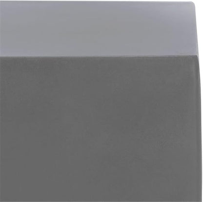 SAFAVIEH Outdoor Collection Zen Mushroom Modern Dark Grey Concrete Accent Table (Fully Assembled)