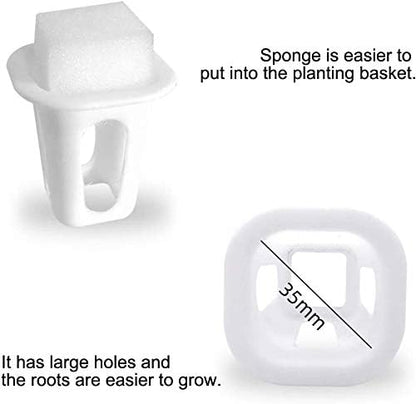 Hydroponics Growing System Kit,54 Plant Sites 2 Layers Food-Grade PVC-U Pipes Hydroponic Grow Kit Gardening System with Water Pump, Timer,Net Pots and Sponge for Vegetables,Fruits,Herb