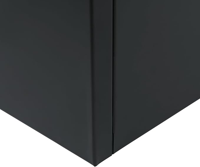 32Inch Steel Planter Box Metal Planter Large Tall Square Planters for Indoor Outdoor Plants, Heavy Duty Flower Pot for Patio, Yard, Garden (Black, 32" L x 32" W x 32" H)