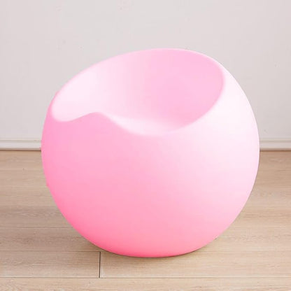 MR.GO 16-inch LED Ball Light and 22-inch LED Glowing Chair Bundle, Rechargeable, Remote Control, Dimmable 16 RGB Colors 4 Modes, Waterproof, Great as Night Light Mood Lamp Ambient Lighting Decorations