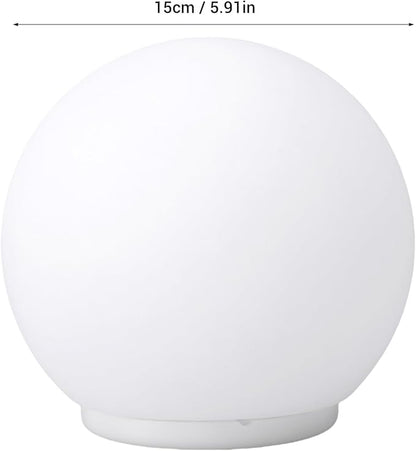 Fabater LED Ball Light, 5.9 Inch 7 RGB Color Changing 10m Rechargeable Type C Charging Floating Globe Light, Glow Orb with Multifunctional Handle for Home Bedroom Patio