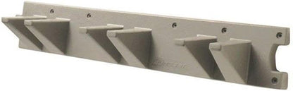 Suncast 6 Pack Wall Stud Mounted Garden Tool Hanger Organizer for Garage or Storage Space, 24 x 4.25 x 6 Inches, Holds Up to 6 Long Handled Tools