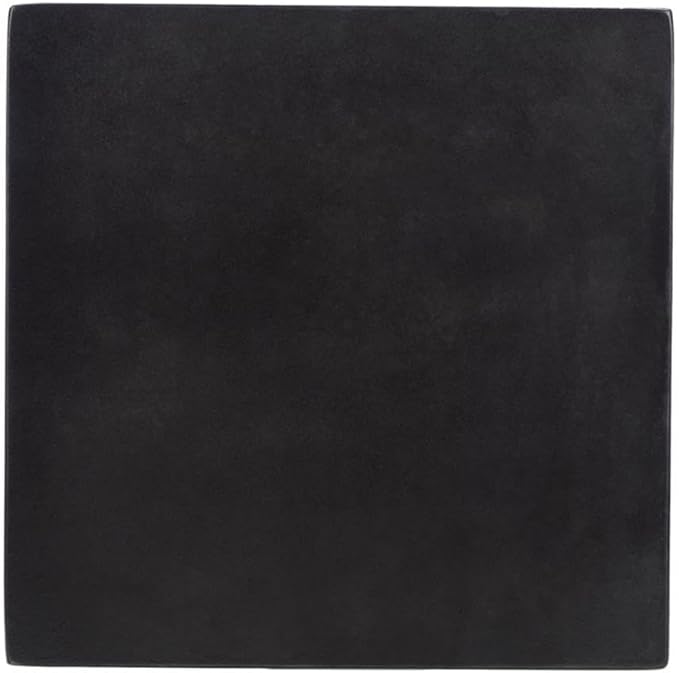 SAFAVIEH Outdoor Zen Black Mushroom Modern Concrete Accent Table