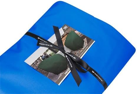 Eevelle Meridian Patio Oval Table Cover with Marine Grade Fabric - Waterproof Outdoor Table Cover - Furniture Set Covers for Dining Table - Easy to Install - (25.5" H x 70" L x 48" W, Royal Blue)