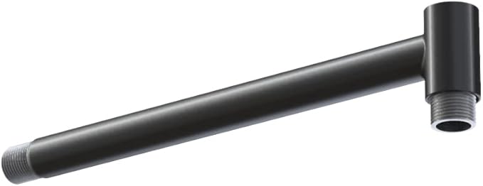 Steel Lighting Co. Topanga Barn Light | Outdoor Wall Mounted | Farmhouse Garage Light Made in America | 14 inch Dome | 11 inch Straight Arm | Matte Black Exterior/White Interior