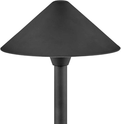 Hinkley Springfield 16022BK-LL Small LED Low Voltage Landscape Pathway Light - 12v, Dimmable, Aluminum - Black