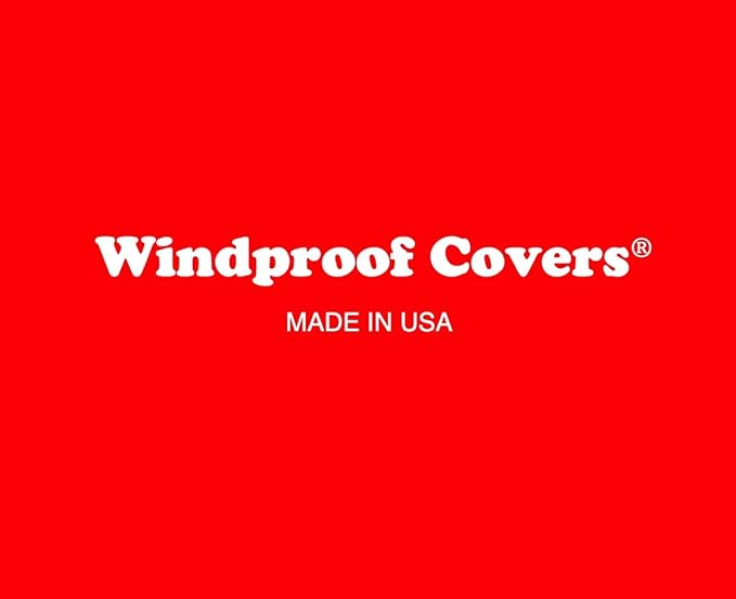 Windproof Covers 27 inch Heavy Duty Premium Vinyl Cover to fit Solaire Built-in Grill