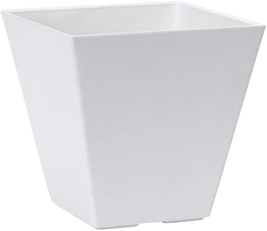 Novelty Artstone 35102 Ella Square Planter, White