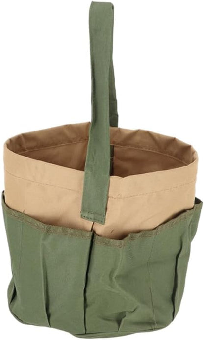 Esschert Design Canvas Round Tool Bag
