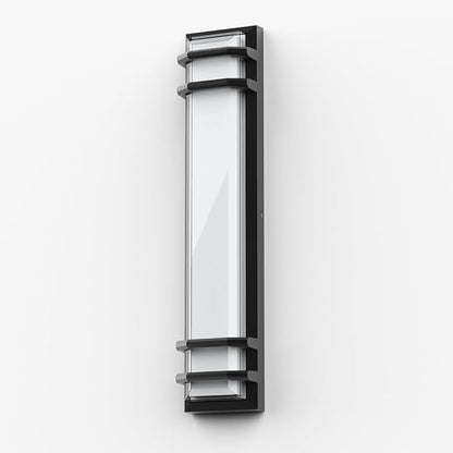 Sytmhoe Outdoor Wall Lights,36w Dimmable 6000K LED Modern Porch & Patio Wall Light Fixture, 23.6in Black Exterior Sconce Wall Mounted Lights Suitable for Garage Living Room Courtyard House(6000K)