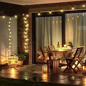 Lightdot 200 FT (2x100FT) Outdoor Led Patio Lights, ETL Listed Led String Lights with Shatterproof Edison Vitage Bulbs, Commercial Grade Hanging Light for Patio Cafe Bistro Backyard
