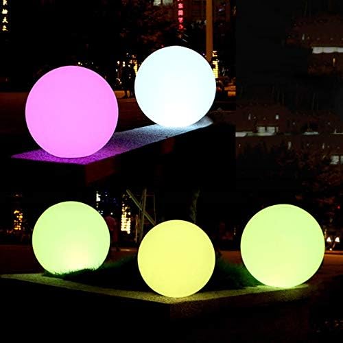 YESIE 6-Inch Floating Pool Light, Rechargeable LED Ball Light, Remote Control, Hot tub Accessories,Bathtub Lamp,16 RGB Colors Outdoor Patio Orb Decoration