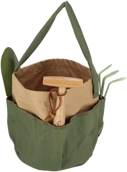 Esschert Design Canvas Round Tool Bag