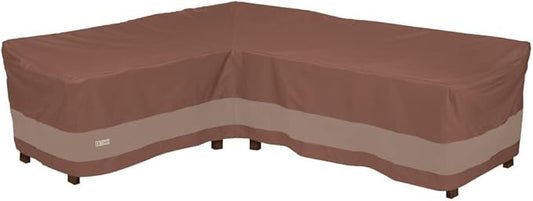 DUCKCOVERS Ultimate Waterproof 104 Inch Patio Left-Facing Sectional Lounge Set Cover, Patio Furniture Covers