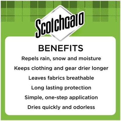 S'cotchguard Outdoor Water Shield Spray, Water Repellent for Fabric, Gear, Furniture, Breathable, Odorless, 10.5 oz, 1 Pack