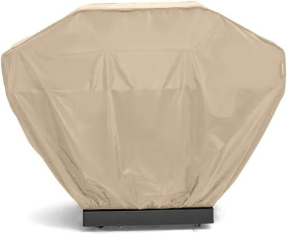 Covermates Classic Grill Cover - All-Weather Heavy Duty Outdoor BBQ Cover with Water-Resistant 12-Gauge Vinyl, Mesh Vents, Protection for Large Outdoor Grills, 45 Inch, Classic Tan
