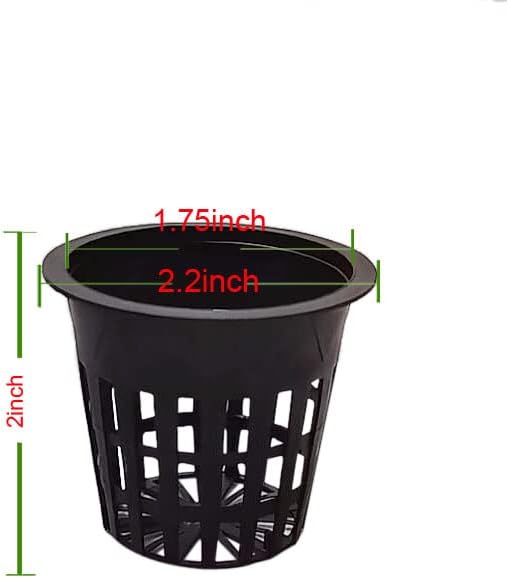 HORTIPOTS Reflective Top Lids Mylar on Black for 2 Inch Net Pots Pack of 200