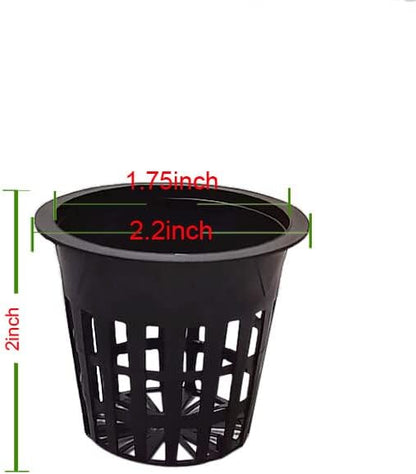 HORTIPOTS Reflective Top Lids Mylar on Black for 2 Inch Net Pots Pack of 200