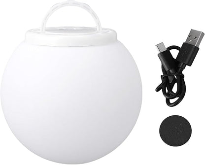 Yoidesu LED Glowing Ball Light, Rechargeable Globe Lights with Slick Gradient Mode, Water Proof Ambient Lighting Lamp, 3 Hour Runtime, for Photography, Party, Ambient Illumination