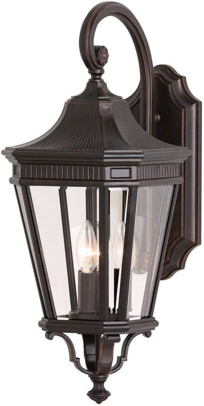 Feiss Lighting-Cotswold Lane-Outdoor Wall Light Traditional Aluminum Approved for Wet Locations in Traditional Style-9.5