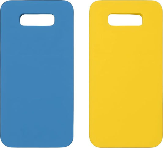 Bexter Foam Garden Kneeling Pads (2-Pack) – Thick, Lightweight Cushion for Gardening, Cleaning, Exercise – 15.75'' x 7'' x 0.68'' – Assorted Colors: Blue, Pink, Yellow, Green