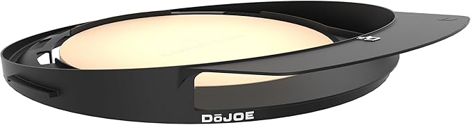 Kamado Joe DōJoe Pizza Oven Kamado Grill Accessory Insert for 18-inch Classic Joe Grills for Brick-Oven Style Food with Ceramic Stone in Black, Model KJ-DJ