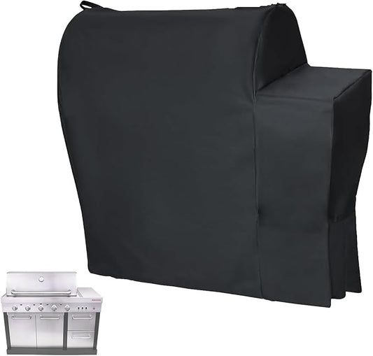 Outdoor Grill Cover for Charbroil Medallion Series Modular Outdoor Kitchen 5-Burner Grill, Waterproof BBQ Griddle Cover for Char Broil Model 463246118,Black