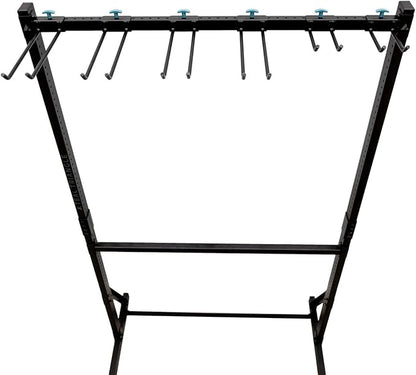 StoreYourBoard Freestanding Tool Storage Rack, Garage Floor Stand, Adjustable Garden Tool Organizer, Industrial Steel