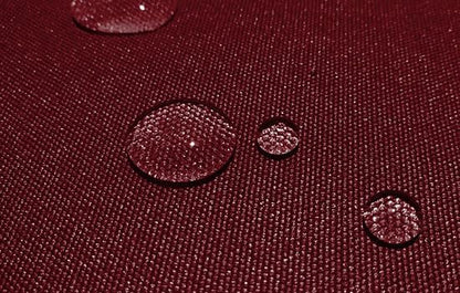Eevelle Meridian Patio Oval Table Cover with Marine Grade Fabric - Waterproof Outdoor Table Cover - Furniture Set Covers for Dining Table - Easy to Install - (25"H x 66"L x 38"W, Burgundy)