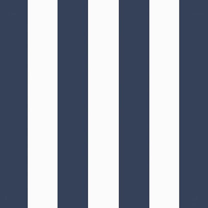 Arden Indoor/Outdoor Seat Or Rocking Chair Cushion, 19 x 18, Water Repellent, Rain Proof, Fade Resistant Cushion for Rocking Or Dining Chairs Sapphire Blue Cabana Stripe