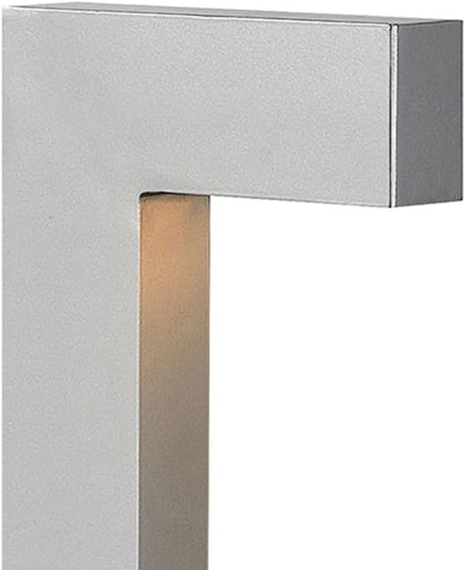 Hinkley Atlantis 15014TT-LL Small LED Low Voltage Landscape Pathway Light - 12v, Dimmable, Aluminum - Titanium