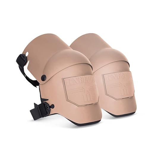 Sellstrom Ultra Flex KneePro Professional Knee Pads for Men & Women with Thick Foam Cushioning & Heavy Duty Hard Outer Shell - Adjustable Straps with Speed-Clips & Ergonomic Metal Hinges - for Construction Work, Gardening, Roofing, Flooring