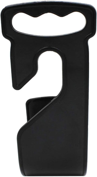 chic style 2 Pack Garden Hose Hanger Wall Mount Hose Holder Hook Fit to 25 50 75 100foot Hose (ABS Plastic, Black)