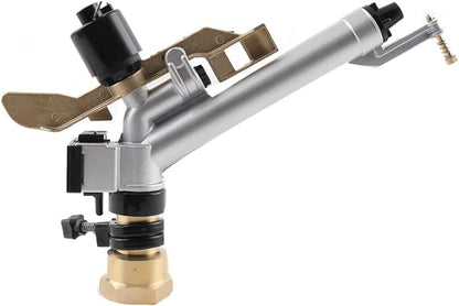 1.5'' Agriculture IrrigationSprinkler Gun Sprinkler Large-Area Irrigation Spray Gun Tool Garden Farm Watering Sprinkler 360° Adjustable Watering for Farms, Orchards, Tea Gardens, Forestry