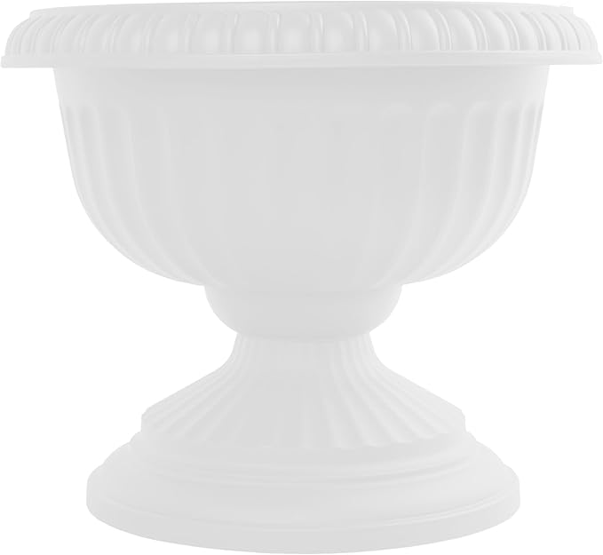 Bloem GU18-09 Grecian Urn Planter 18" Casper White