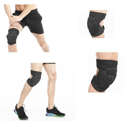 Men/Women Knee Pads For Cleaning, Work, Concrete Floors,With Soft Foam Kneepads Perfect for Adult For Gardening and Housework,Painter,Housekeeping,Weeding/Planting,Photographe.Black M (1 Pair)