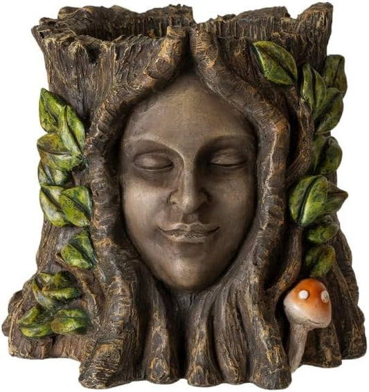 Pacific Giftware Tree ENT Planter, Face Planter Pot, Indoor/Outdoor ENT Planter, Face Garden Decor for Lawn, Patio or Home.