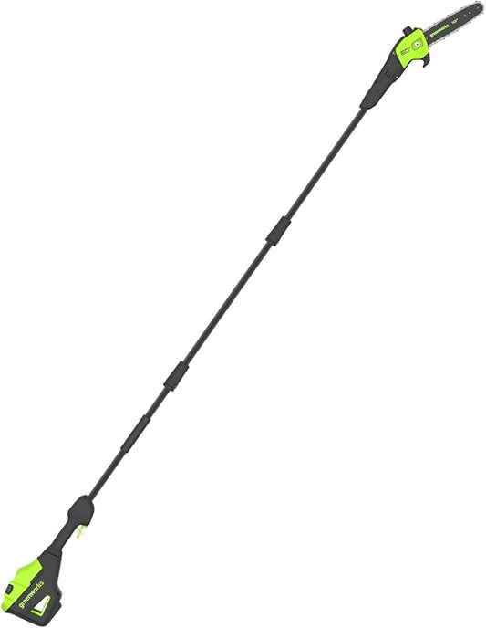Greenworks 60v Pro 10-Inch Cordless pole Saw (only tool), 13m/s Cutting Speed, Brushless Motor, Auto Oiling