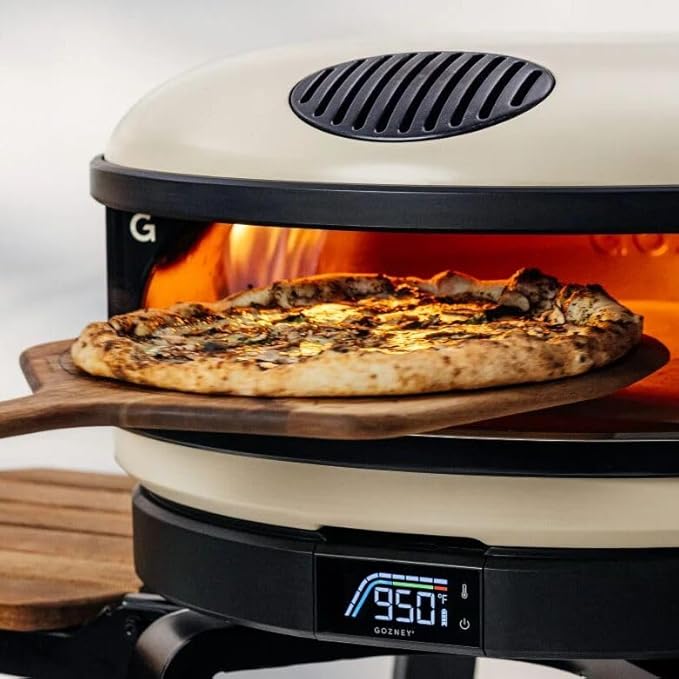 Gozney Acacia Wood Pizza Placement Peel and Server for 12" Pizzas, Compatible with All Gozney Pizza Ovens, Naturally Non-Stick