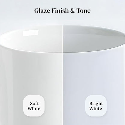 DOWAN 8x8 Baking dish, Square Baking Pan, Ceramic Casserole Dishes for Oven, Cake Pan with Handle, for Brownie, Lasagna, Casserole, 2 Quart, Home Gift, Bright White