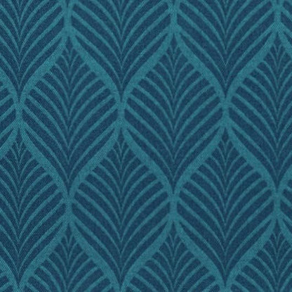RSH DECOR Deep Seating Cushion with Pillow Back | 24” x 26” Seat | Water and Fade-Resistant Spun Fabric | Outdoor Chair Cushion Set for Patio Furniture | Fenbrook Blue