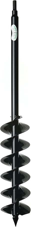 Power Planter Auger Drill Bit Extension, 5" x 28" with 1/2" Non-Slip Hex Drive, Garden Auger for Planting 5” and 6” Potted Plants, Garden Digging Tool for Dirt, Clay, Soil and Sand