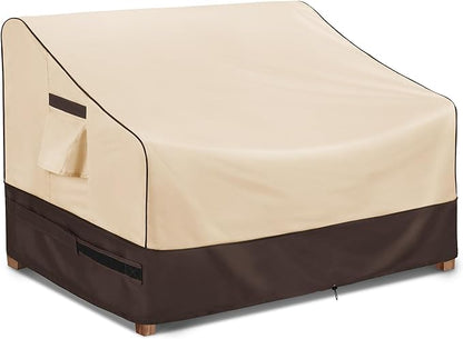 KylinLucky Outdoor Patio Sofa Cover fit 60 x 35 x 35 inch, 59 x 34, 58 x 33 Waterproof Weatherproof Heavy Duty 600D Garden Furniture Cover for Outside Sofa Couch