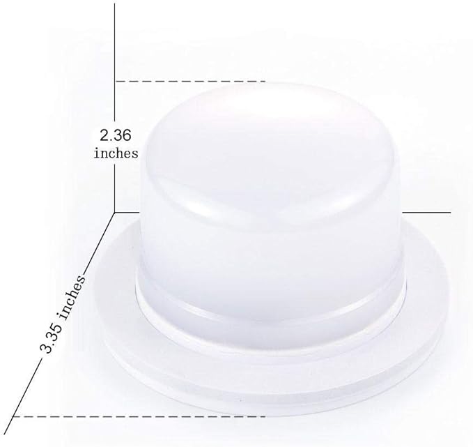 LOFTEK 1000mAh Replacement Bulb Ball, Cube and Other Shape RGB LED Lights-3.35"